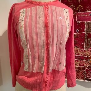 Anthropologie women’s cardigan IPSA small